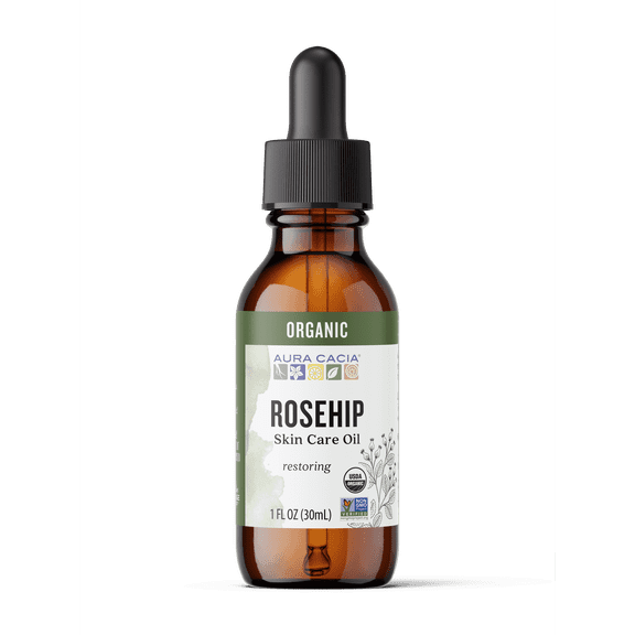 Aura Cacia #Cert Organic Oil Rosehip 1oz