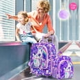 thumbnail image 2 of Ruedas rodantes Luggage KLFVB Kids con forma de gato lindo para niñas, 2 of 6
