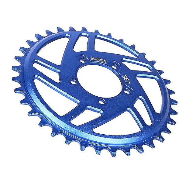 Adaptador de plato de bicicleta eléctrica Compatible con Bafang Bbshd Mid Drive Motor aleación 36t