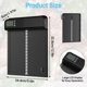 thumbnail image 2 of Automatic Chicken Coop Door with LCD Display, Aluminum Alloy Chicken Coop Door, Battery Powered, Timer & Manual Control, Anti-Pinch Function, Black, 2 of 4