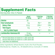 Culturelle Probiotics Kids Probiotic + Fiber Daily Ready-to-Mix Supplement, Digestive Regularity Support for Children, No Flavor Added, 60 Packets