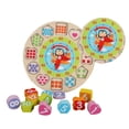 thumbnail image 3 of Reloj De Madera Rompecabezas Número De Juguete Reloj Despertador 12 Números Reloj Juguete Geometría Cognitiva Niños Rompecabezas Juguete Educativo Para Bebés Minnieouse FN006474-00, 3 of 6