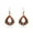 Arrowhead, variant on SW Native earrings: butterflies, dragonfly, rose, horse, moose, buffalo, magnolia, flower, turtle, bear (DaisyPurple)