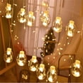 thumbnail image 2 of Stijggn Christmas Lights Christmas Decorations Indoor LED Fairy Lights Battery Operated String Lights - LED Waterproof Firefly Starry Moon Lights for Home, Bedroom, Fence, Holiday, 2 of 9