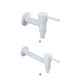 thumbnail image 4 of Bewildely Grifo montado en la pared, grifo de fregadero frío individual, grifos de agua para exteriores, grifos de agua de plástico, lavadora de baño, Accesorios de baño Blanco/Alargado Bewildely HA067683-02, 4 of 6