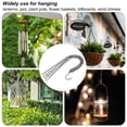 thumbnail image 7 of Uxcell Hanging Chains 50cm Extension Link 4 Point Holder with S Hook Clips Black 3 Pack, 7 of 7