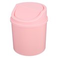 thumbnail image 2 of Mini bote de basura de escritorio con tapa abatible: contenedor compacto de 2 l de capacidad para oficina, dormitorio y tocador. Pequeño contenedor de basura de escritorio., 2 of 4