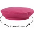 thumbnail image 7 of YooGuoGuo Women PU Leather French Black Beret Hat Causal Beanie Hat, 7 of 7