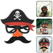 FONDOTIN 1Pack Stage Performance Prop Pirate Sunglasses Mask For Masquerade Parties
