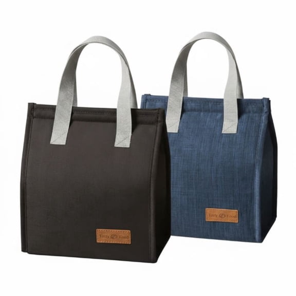 2 Pack Lunch Bag Lunch Box for Women Men, Insulated Lunch Tote Bag Reusable Leakproof Lunch Cooler Bag for Work Travel Picnic