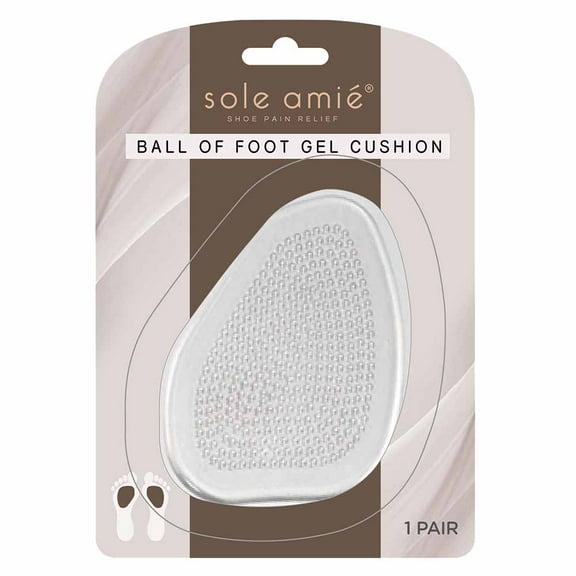 Sole Amie Ball of Foot Gel Cushion Clear 1pair