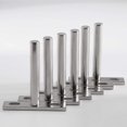 thumbnail image 4 of Dww-6 Pcs Supports en Métal pour Tague Flottante, 3 Pouces Fixations Cache Support Plateau Flottant Cache Support pour Mural, 4 of 5