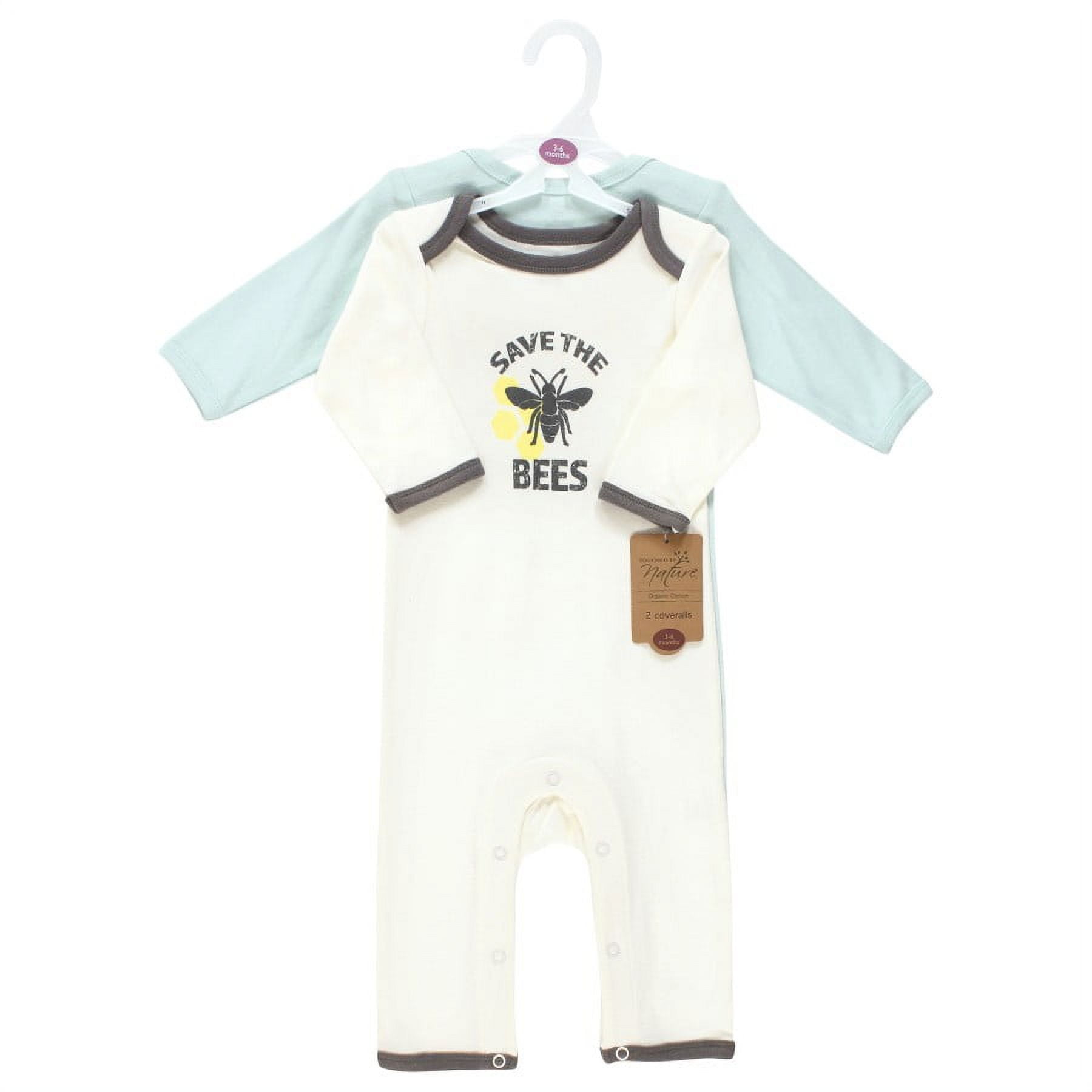 Touched by Nature Organic Cotton Coveralls, Save The Bees, 18-24 Months