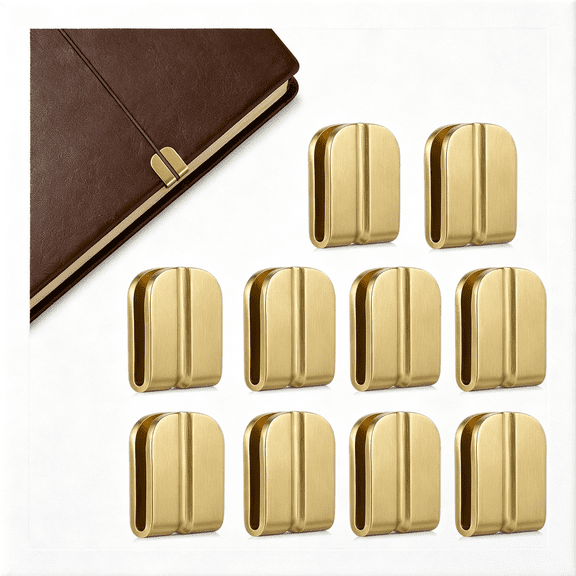 CCOCC 10Pcs Book Corner Protectors Metal Edge Protector Corners Antique Bronze Clip Hardware for Scrapbooking Decorative Books Journals Albums Notebooks,Metal Book Corner Protectors