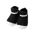 thumbnail image 2 of Penkiiy Baby Shoes Boys Girls First Walking Shoes Non Slip Soft Sole Sneakers Toddler Infant Babygirl Sock Shoes 21 Black, 2 of 4
