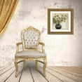 thumbnail image 3 of Loreth, Lanie 20x20 Gold Ornate Wood Framed with Double Matting Museum Art Print Titled - Eucalyptus Leaves in Black Vase, 3 of 4