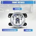 thumbnail image 4 of For 2011-2013 Dodge Charger/2010-2020 Dodge Journey/2014-2018 Jeep Cherokee Wrangler/11-13 Jeep Grand Cherokee/JEEP WRANGLER 2010-2018 Pair Fog Lights Bulbs L+R, 4 of 13