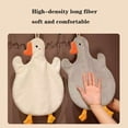thumbnail image 2 of 2PCS Goose shaped  Hanging Hand Dry Towels,Microfiber  Hand Towels Hanging ,Absorbent Super Soft Cute Hand Towels for Kitchen Bathroom Kids Adults, 2 of 6