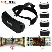 VR Headset Compatible with iPhone & Android Phone - Universal Virtual Reality Goggles - Play Your Best Mobile Games 360 Movies with Soft & Comfortable New 3D VR Glasses