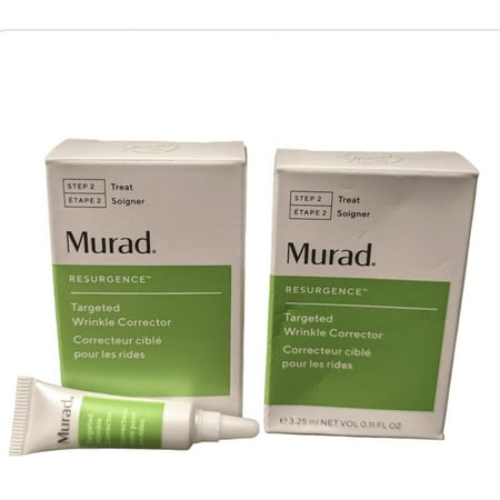 Murad Targeted Wrinkle Corrector, (2Piece Mini Size )3.25ml/net vol 0.11 fl oz