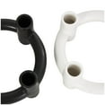 thumbnail image 4 of CosmoLiving by Cosmopolitan 8 Candle Black Ceramic Geometric Circle Candle Holder, Set of 2, 4 of 13
