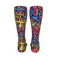 thumbnail image 6 of Kdxio Vintage Audio Cassettes Funny Silky Novelty Funky Long Knee High Socks Soft 3D Print Cosplay Crazy Stockings for Men Women, 6 of 8