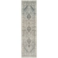 thumbnail image 3 of SAFAVIEH Vintage Persian Aras Geometric Polyester Runner Rug, Grey/Blue, 2'2" x 8', 3 of 6