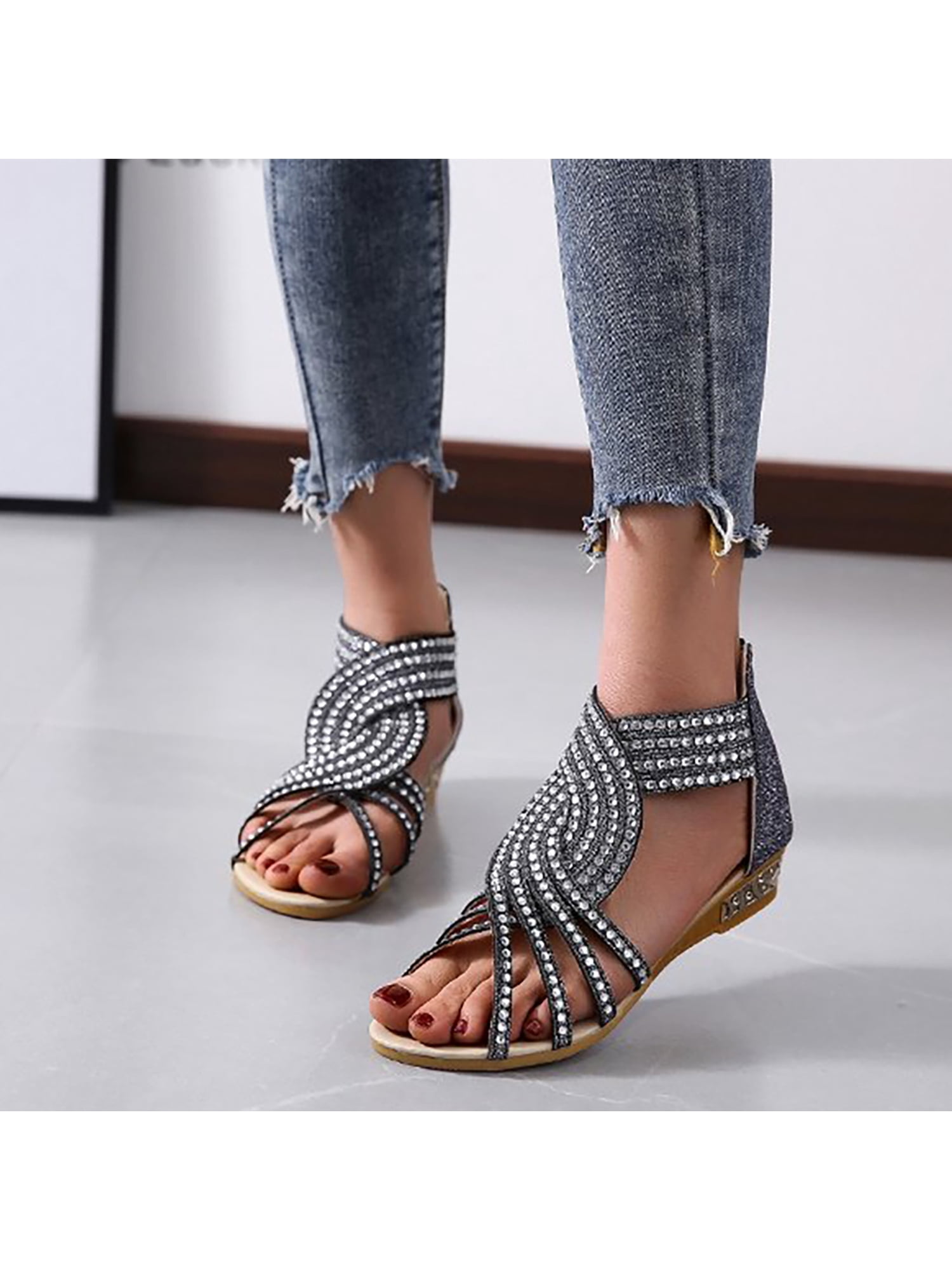 bling summer sandals