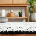 thumbnail image 4 of SAFAVIEH Ebony Adair Floral Area Rug, Black/Ivory, 6' x 9', 4 of 8