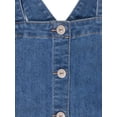 thumbnail image 3 of Wonder Nation Toddler Girl Denim Skirtall, Sizes 12M-5T, 3 of 6