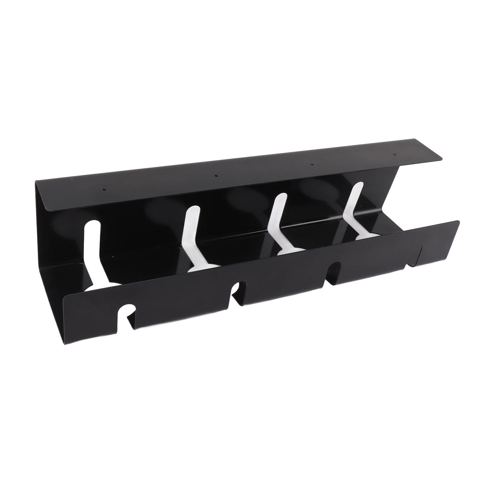 Rupoun 15.7" Steel Under‑Desk Cable Tray – 40 cm Minimalist Cable Management, Easy Install, Space‑Saving Design
