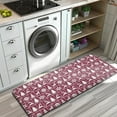 thumbnail image 3 of Red Christmas Deer and Tree Pattern Kitchen Rug Mat,Kitchen Runner Rugs Non Skid Washable,Decorative Kitchen Floor Mats for Kitchen,Sink,Laundry,17"x47.2", 3 of 7