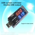 thumbnail image 4 of Speravity Voltímetro LED Amperímetro digital DC 100V 10A Medidor de voltaje de corriente USB Coche Motocicleta Volt Amp Detector Tester Automoción decorativa y accesorios Speravity VI002831-00, 4 of 6