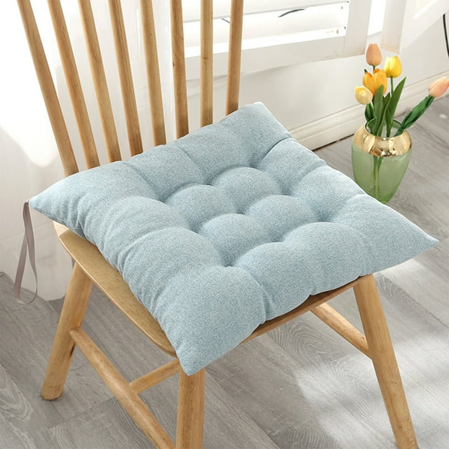 Ground Seat Cushion, Office Chair Pad, Breathable Design, Garden Balcony Use, Student Sedentary Support, Comfortable Butt Pad, Tatami Style, Home Office Garden Seat Hzhnb | Polyester, Blue
