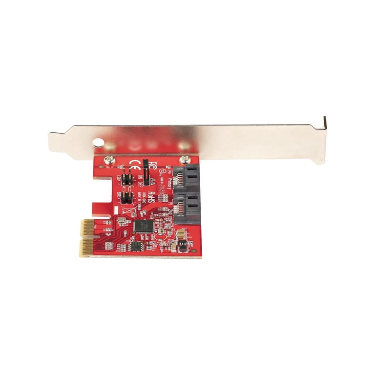 Startech.com 2 Port Pcie Sata Expansion Card - 6gbps - Full/low