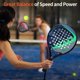 thumbnail image 5 of Raqueta de pádel WLSRW con superficie de fibra de carbono, núcleo de espuma viscoelástica EVA, 5 of 8