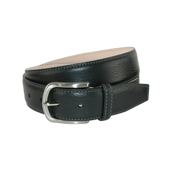 CrookhornDavis  Brescia Boxcalf Casual Belt with Contrast Stitch (Men)
