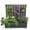 With Wheels, variant on Home Garden Metal Planter Box with Trellis, 45.7"x45"x15" Raised Flower Beds with Trellis for Climbing Plants Vegetables, Privacy Screen Planter Box with Drainage Holes for Patio Balcony
