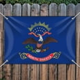thumbnail image 3 of North Dakota State Flag Home Business Office Sign, 3 of 3