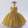 thumbnail image 2 of Ballgown for Girls Fancy Baby Girl Dresses Size 12 Months Kids Girls Floral Pageant Dress Party Child Gown Dresses, 2 of 8