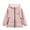 Pink, variant on Cethrio Girls Winter Coats Size 10-12, Casual Zip up Waterproof Thermal Windbreaker Jacket Purple
