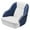 White And Blue, variant on Luku Pontoon Captain’s Boat Seat, High Back Ergonomic Bucket Chair for Fishing, Speedboats & Sightseeing