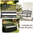 thumbnail image 7 of HONEY HOME Outdoor Bench Cushion, 60x20x4 Inch, Tufted Waterproof Swing Cushions with Ties for Patio Bench Window, 7 of 7