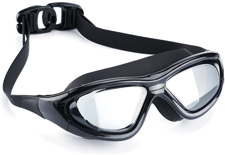 Swimming Goggles,Professional Anti Fog No Leaking UV Protection Wide