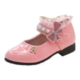 thumbnail image 3 of Splozh Princess Shoes Toddler Little Girls Shoes Flower Girl Shoes Performance Shoes Party Wedding Church Light Pink,US 11.5, 3 of 7