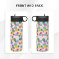 thumbnail image 3 of Yiaed Pineapple And Leaves Print Water Bottle with Straw Lid, Stainless Steel Double Wall Insulated Water Bottle | Leak-Proof and Spill-Proof Water Bottle, 3 of 8