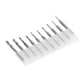thumbnail image 4 of End Milling Cutter Bit, High Strength 10Pcs  Milling Cutting Wear Resistant End Mill 1/8  For Wood, 4 of 8