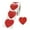Red, variant on Valentine's Day Outfit Women500 PCS Red Laser Heart Sticker, 1.5" Love Shape Labels, Self-Adhesive Heart Stickers for Motherâs Day, Valentine's Day, Envelopes, Wedding, Crafting,