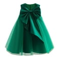 thumbnail image 1 of RXIRUCGD 2025 Vêtements d'Été pour Enfants Mode Robe Camisole Sans Manches Couleur Unie Robe de Performance pour Filles, 1 of 2