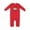 Red, variant on My Gigi Loves Me with Sloth and Hearts Baby Romper Coveralls